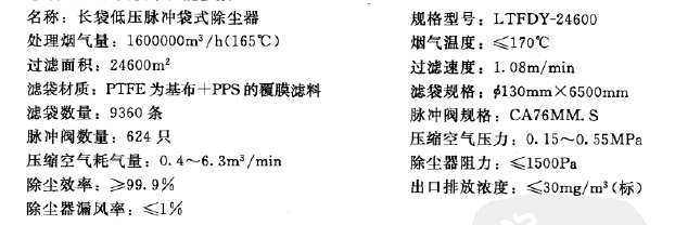 低壓長(zhǎng)袋脈沖袋式除塵器